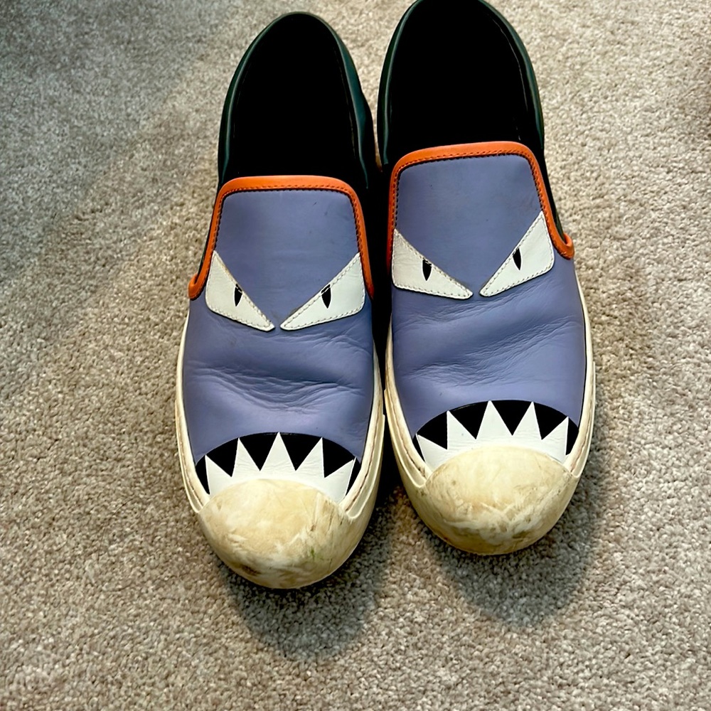 Authentic fendi monster shoes
